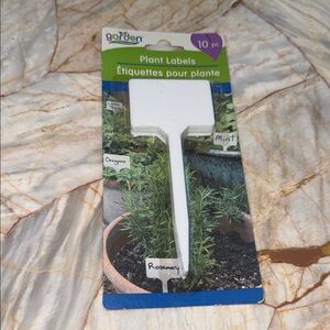 Garden White Plant Labels 10-Pack